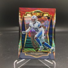 Jeff Okudah 2020 Panini Select Tri-Color Prizm 186 #/199 Detroit Lions Rookie