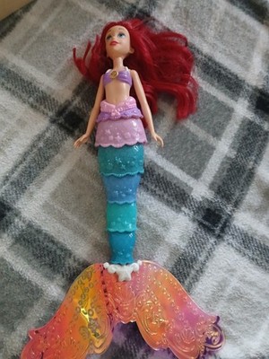 Barbie Disney Princess Rainbow Reveal Ariel Color Change Doll Little Mermaid 