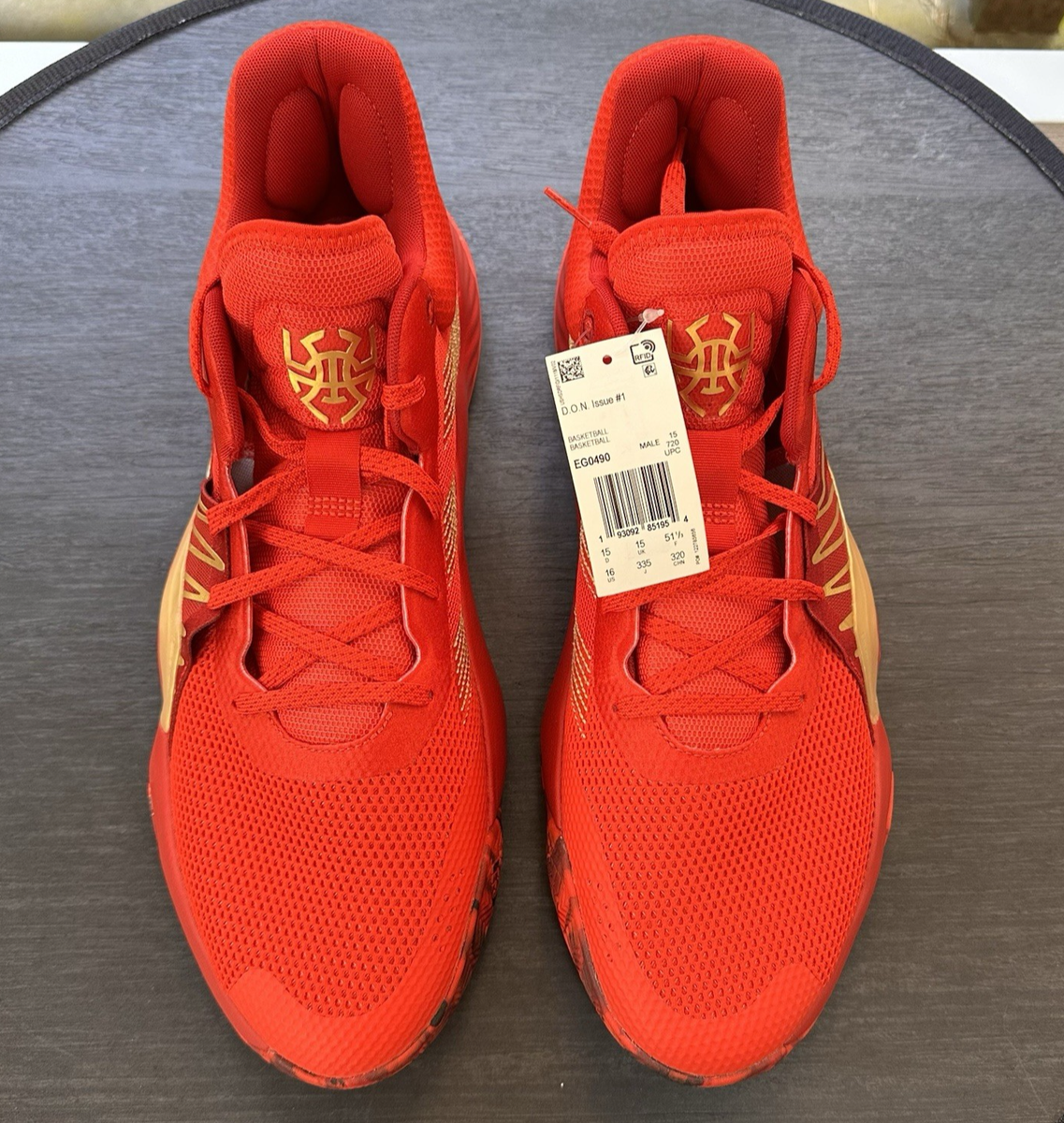 adidas Men US 16 EG0490 Red Marvel DON Issue 1 Iron Spider