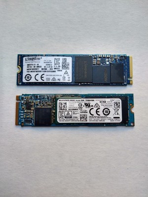 2 X 512GB NVMe SSD PCIE Gen3 X4  Kingston & Toshiba 