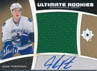 2015/16 Ultimate Collection #114 Jake Virtanen Silver Auto Jersey Base Parallel