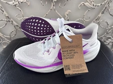 NIKE | Big Kids White Pink Violet Size 5.5Y Pegasus 41 Girls Road Running Shoes