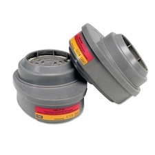 Advantage Respirator Cartridge, Organic Vapor/Acid Gas, GMC/P100, Yellow/Magenta