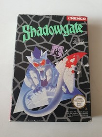 VTG Nintendo Nes Shadowgate Game Complete With The Manual. PAL