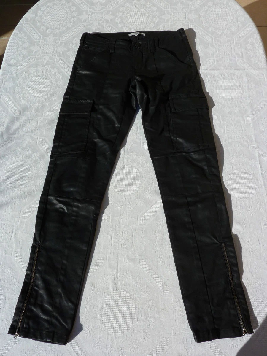 SUPERBE PANTALON ENDUIT JEAN NOIR HUILE SUD EXPRESS TAILLE 34 RARISSIME eBay