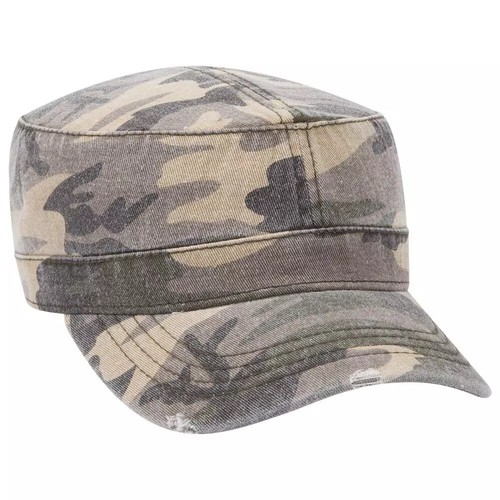 OTTO Superior Garment Washed Cotton Twill Camo Military Adjustable Army Cap - Picture 26 of 27