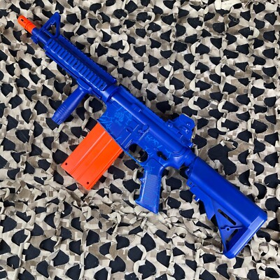 NEW REKT OPFOUR CO2 Powered Foam Dart Rifle - Blue (2278702)
