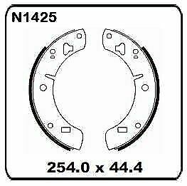 Fits Trailer/Caravan Girlock - Hydraulic & Mechanical REAR Drum Brake Shoe Set - Picture 1 of 2