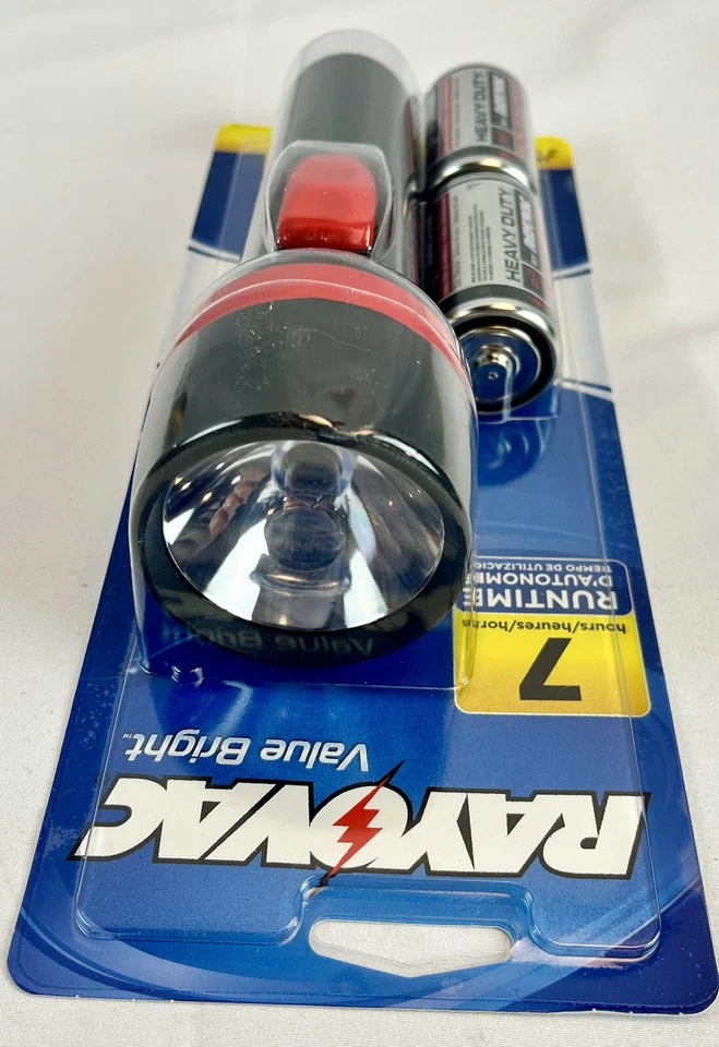 RAYOVAC E2D-BC Flashlight with 2 D Batteries RED - Image 3 of 4