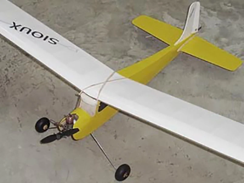 Veco Model Airplane Plans (FF): SIOUX 37" Span for .049 engine by Joe Wagner - Image 3 of 3