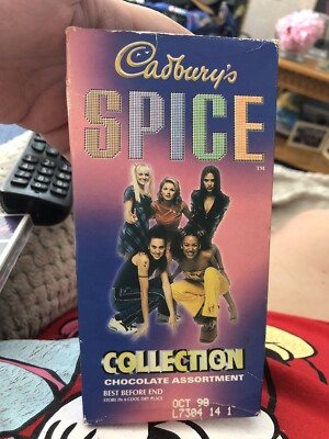 CADBURY SPICE GIRLS CHOCOLATE BOX Rare 1998