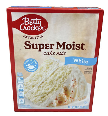 Betty Crocker Super Moist White Cake Mix 14.25 oz