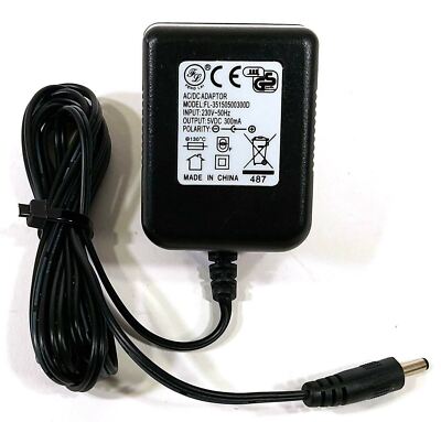 Feng Lai FL-35150500300D AC/DC Adapter   5V 300mA Europlug Charger