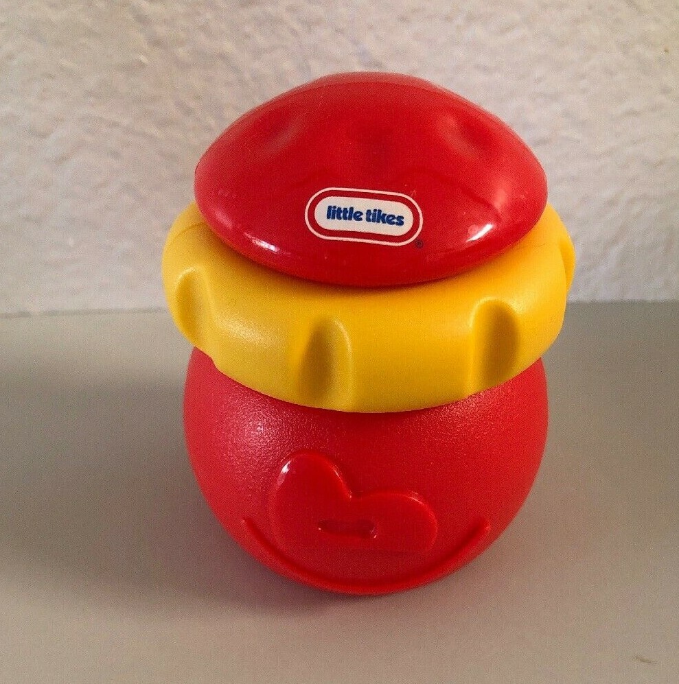 Vintage Little Tikes Red Salt or Pepper Shaker Rattle Toy Vtg VGUC | eBay