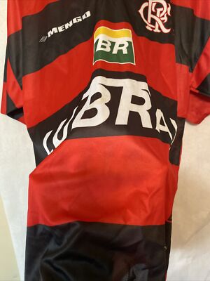 Flamengo Brasil #10 Vintage Jersey Shirt LUBRAX GG Pertrobras FC