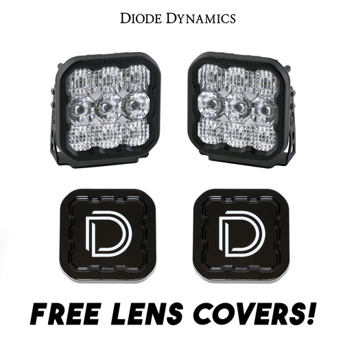 Diode Dynamics SS5 Sport LED Combo Light Kit w/ Multi Backlight Colors & Covers - 第 1/9 張圖片