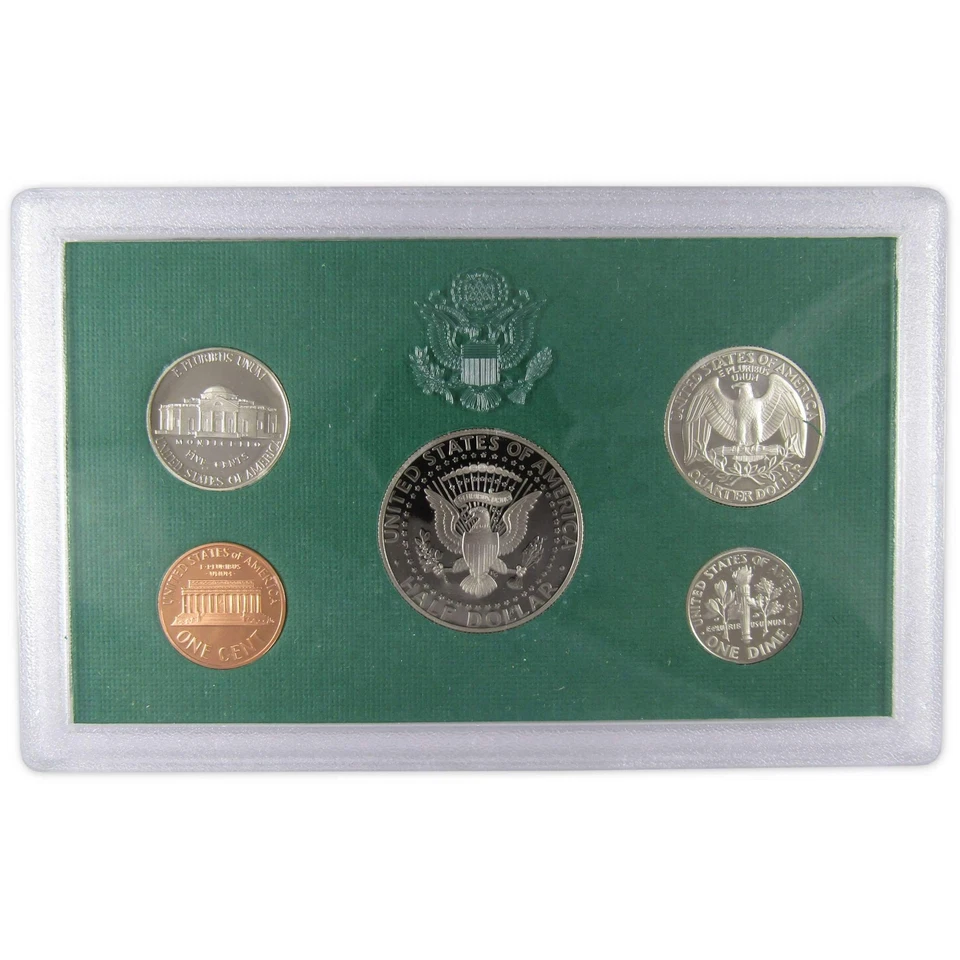 Juego de prueba revestido 1995 EE. UU. Como nuevo embalaje original del gobierno certificado de autenticidad OGP Foto 3 de 4