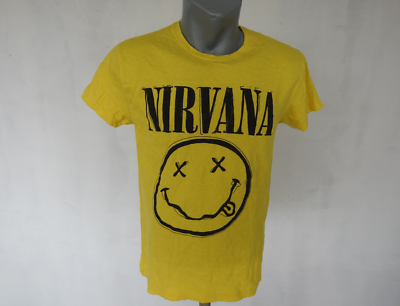 NIRVANA Tシャツ Lサイズ 100%コットン Nirvana Mens T-Shirt Yellow