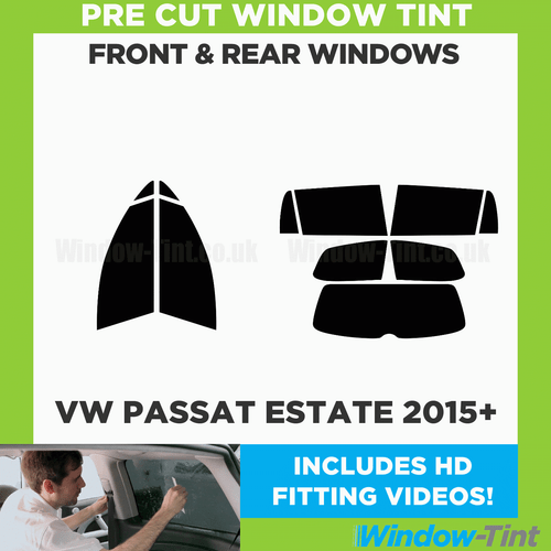 For VW Passat Estate 2015+ Full Pre Cut Window Tint Kit Front & Rear Car Film - Picture 2 of 10
