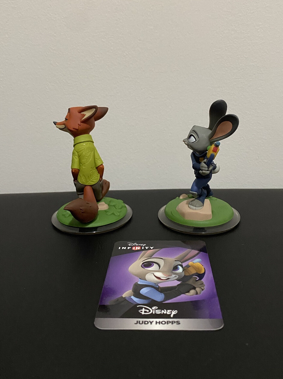 Disney Infinity 3.0 Zootopia Judy Hopps & Nick Wilde Action Figures