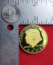 DONALD TRUMP 2024 "Take America Back" Custom Fridge/Locker N52 Neodymium Magnet!