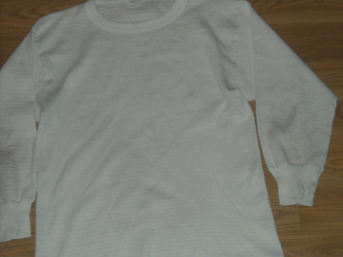 VTG 70S 80S XL HANES AMERICAN SPORTSMAN THERMAL WAFFLE LONG JOHN 