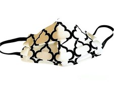 Face Mask Protective Washable Quilted Filter Nose Wire Triple Layer Women