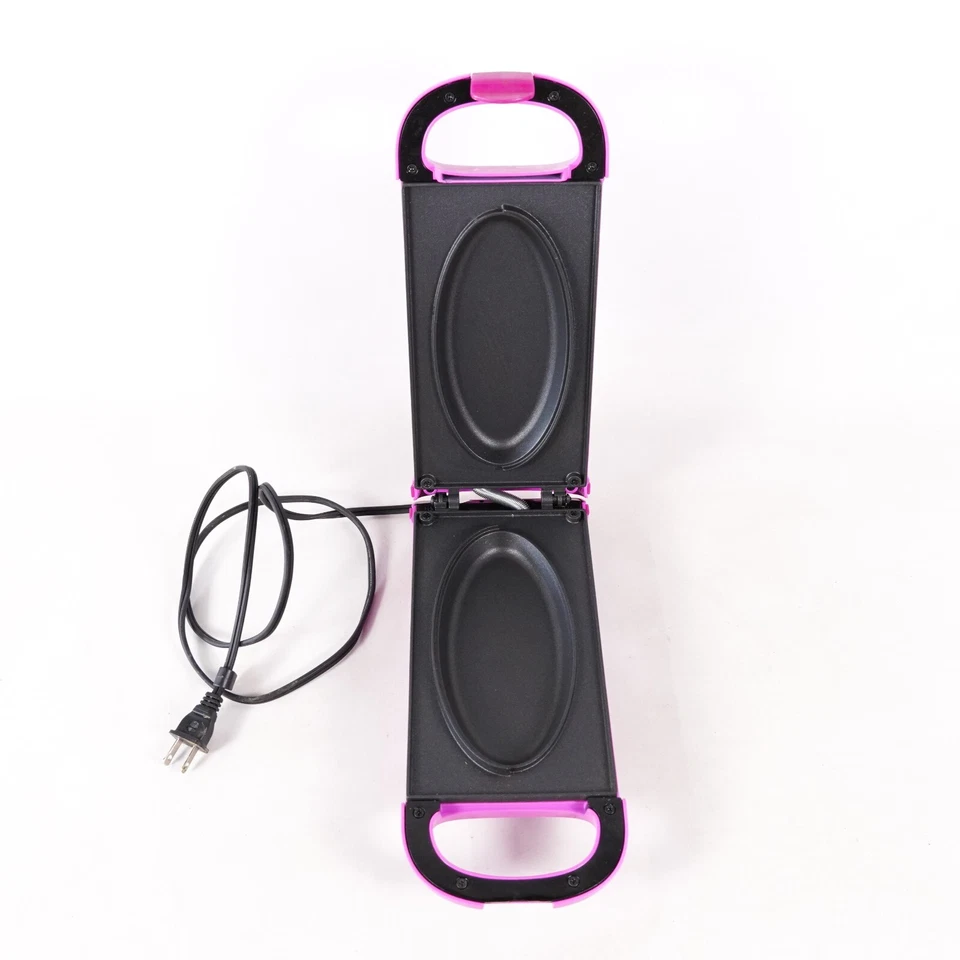 Yes Chef Pink Omelette Maker Nonstick Egg Griddle Oval Frying Fry Pan DOM001PK - Image 2 of 4