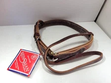 7774 ROSEWOOD HARNESS NOSEBAND WITH DOTS