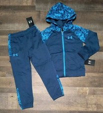 New Boy's UNDER ARMOUR Zip Up Sweatshirt and Pants Outfit 5 6 7