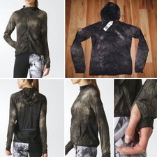 NWT adidas Women's Run Pack Dry Reflective Running Jacket Hooded S95648 S Small