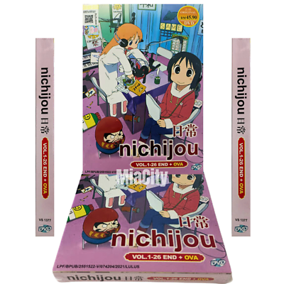 DVD Anime Nichijou (My Ordinary Life) Complete Series (1-26 End) +