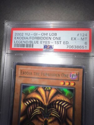 Exodia the Forbidden One LOB-124 The Legend of Blue Eyes White