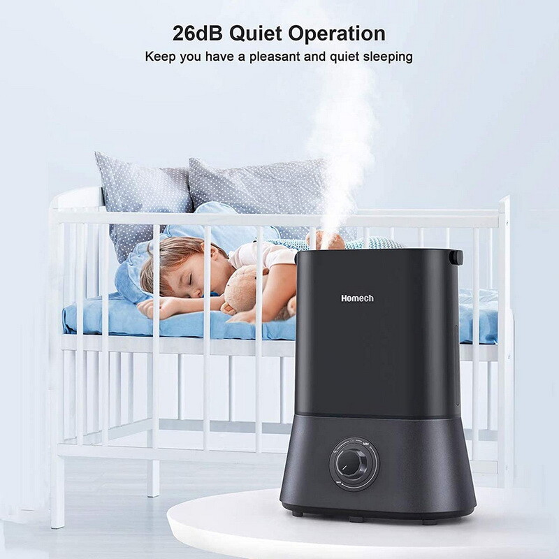 Homech Humidifier Umidificatore Silenzioso Per Sonno Homech Top Fill Cool Mist ...