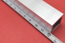 2"x 2"x 1/4" Wall ALUMINUM SQUARE TUBE 12" Long 6061 T6 New