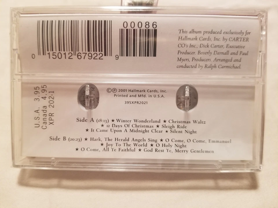 2001 Hallmark Cassette Tape The Spirit of Christmas Amy Grant, Vince Gill New - Image 2 of 2