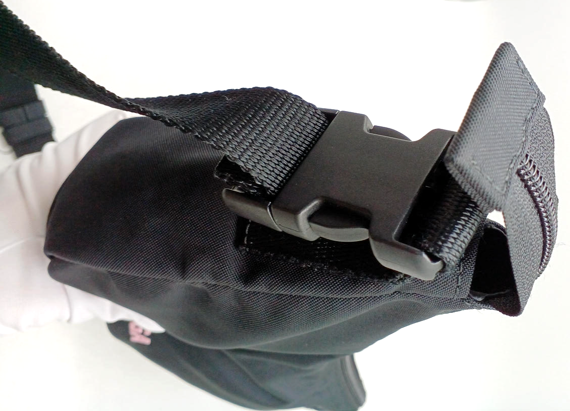 Balenciaga Logo Wheel Sling Nylon Shoulder Bag Black 661926 Balenciaga Logo Wheel Sling Nylon Shoulder Bag Black 661926