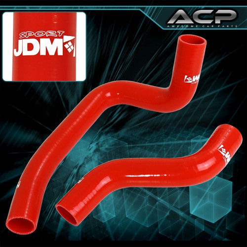 JDM Silicone Radiator Hose Red Upgrade For 93 94 95 96 97 RX7 FD FD3S ...