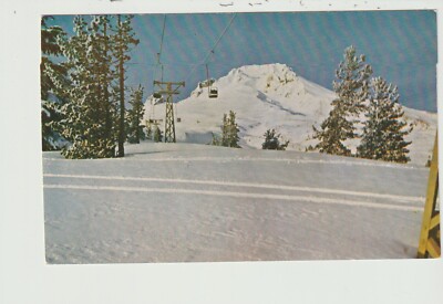 POSTCARD SKI LIFT AT TIMBERLINE LODGE MOUNT HOOD OREGON