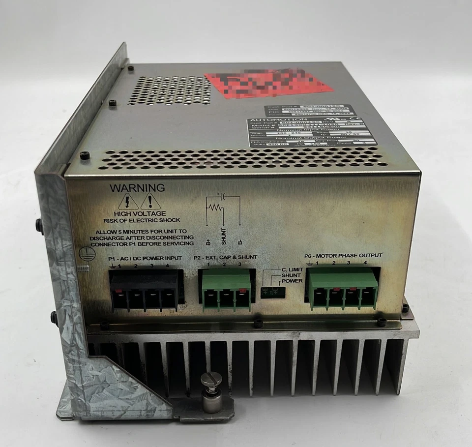 Electrocraft 601-00019C ACE1300-111-1020 AUTOMATION Controls Servo Drive **AS IS - Image 3 of 4