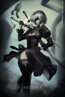63113 Hot NieR:Automata 2B New Game Wall Decor Print Poster | eBay