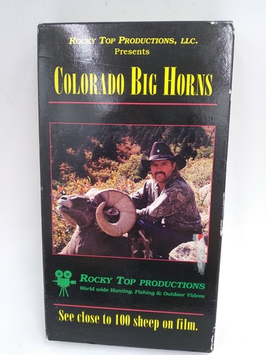 Rocky Top Productions Colorado Big Horns Hunting VHS TAPE