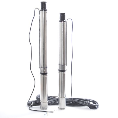 Leistungsstarke 3,5'' Ø90 Tiefbrunnenpumpe 400V 4200 -7200L/h 7,4 - 10,8bar 