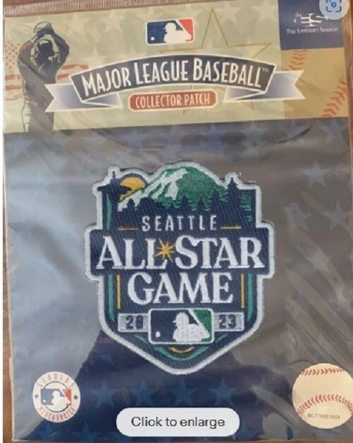 1979 2001 2023 SEATTLE MARINERS ALL STAR TRES (3) JUEGO DE PARCHES MLB ASG CAMISETA JUEGO Foto 4 de 4
