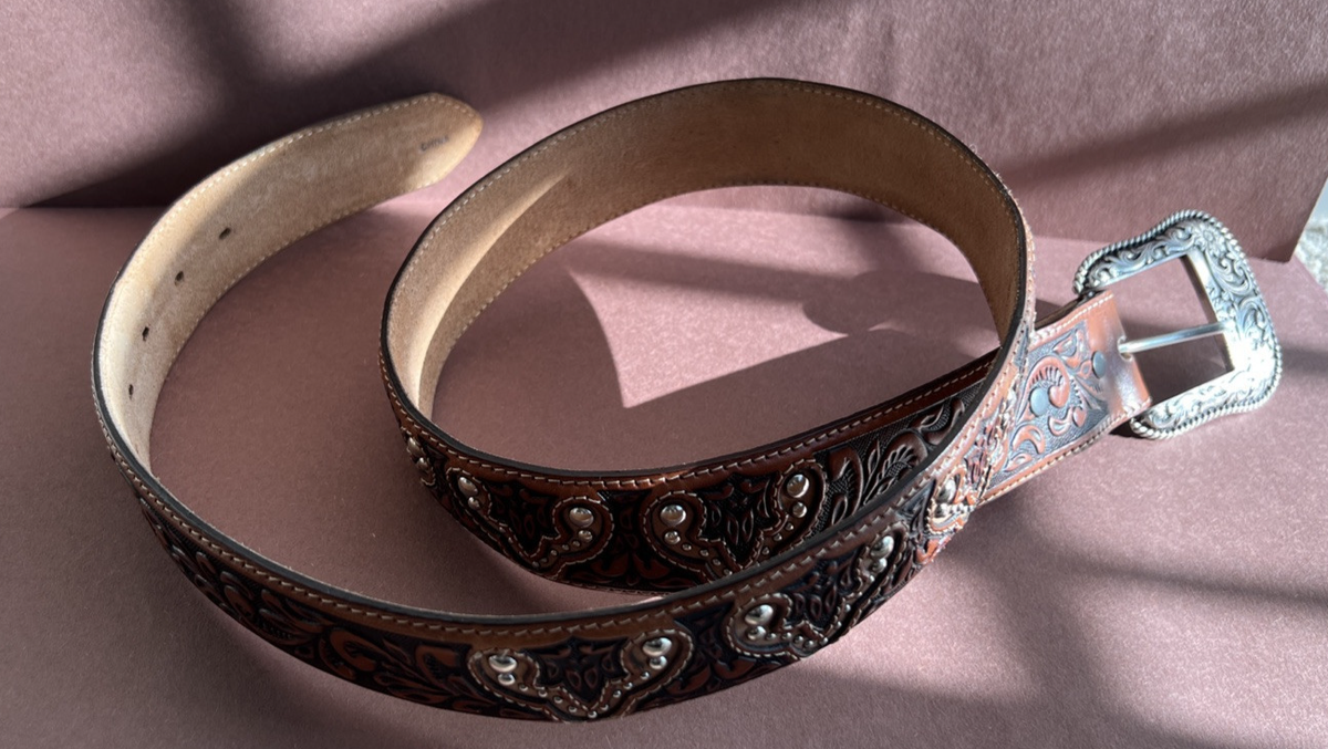 Tony Lama Western Belt Ariat 2007 Limited Edition Original 