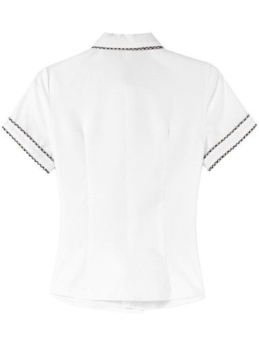 Damen T-Shirt Freizeit Bluse Tunika Tops Kleid Kostüm Umlegekragen Outfit - Bild 41 von 54