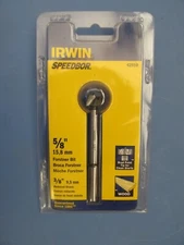Irwin 5/8" Forstner Bit. 3/8" shank  #42910  Cuts clean holes   NEW