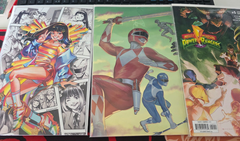 Power Rangers Comic Lot x9 Variants One Per Store Virgin BOOM MMPR Mighty Morphi