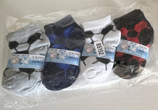 Children's Socks Sports Pattern Multicolor Ankle Socks 3 Pairs 4-7 Years