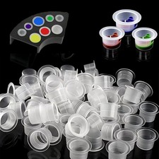 1000PCS Tattoo Ink Caps Small, Urknall 8MM Cups Cap 1000pcs-S